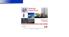 Desktop Screenshot of ambrogio-pagani.it