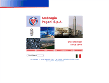 Tablet Screenshot of ambrogio-pagani.it